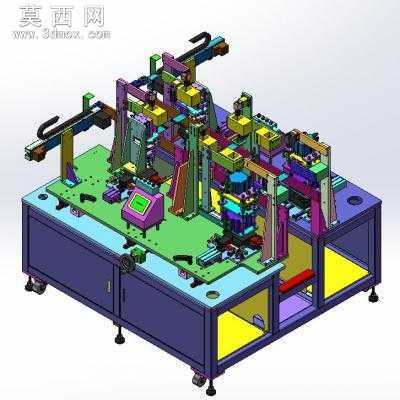 手机FFC冲裁检测机FFC软排线冲切机及CCD视觉检测设备 3D模型