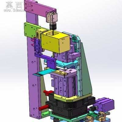 手机FFC冲裁检测机FFC软排线冲切机及CCD视觉检测设备 3D模型