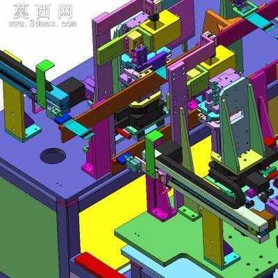 手机FFC冲裁检测机FFC软排线冲切机及CCD视觉检测设备 3D模型