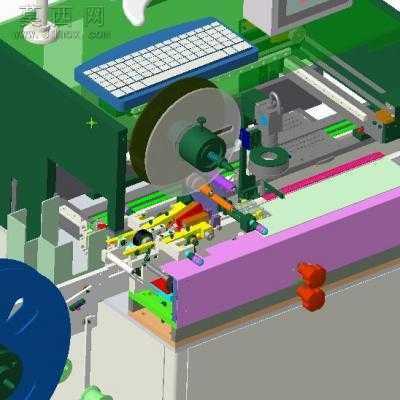 在线包装检测设备 3D模型