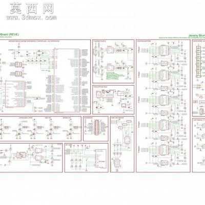 3D打印机(双色双喷头打印)全套模型图纸 3D模型
