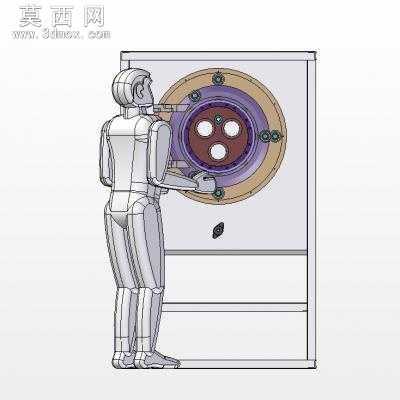 细菌观察研究设备 3D模型
