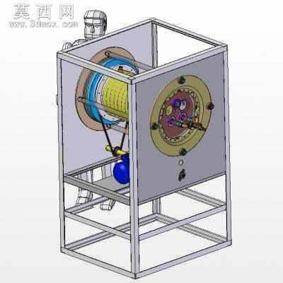 细菌观察研究设备 3D模型