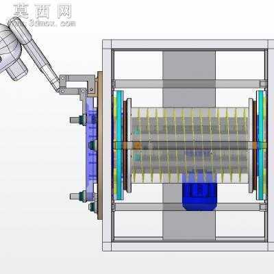 细菌观察研究设备 3D模型