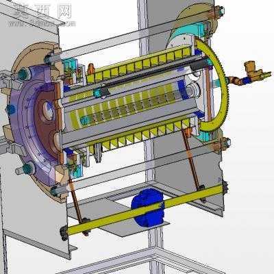 细菌观察研究设备 3D模型
