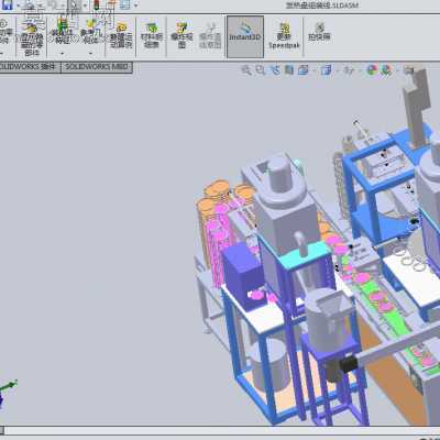 发热盘自动钎焊机 3D模型