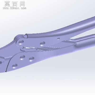 大力钳 3D模型