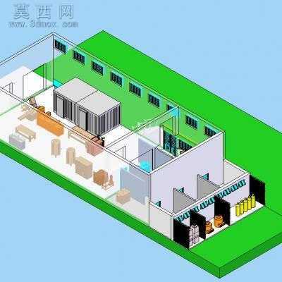 �����������������䲼��ͼ 3Dģ��