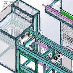 倍速链生产线车位锁倍速链组装流水线 3D模型
