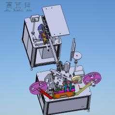 宇球244系列HDMI测试包装机 3D模型