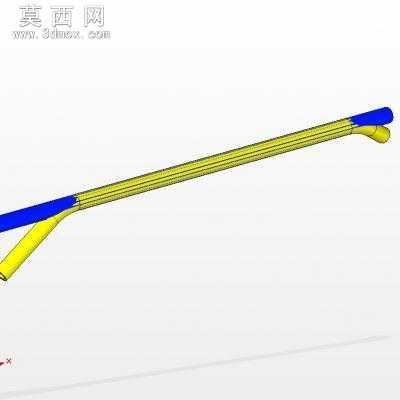 高压气动压管机 3D模型