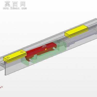 自动双头钻孔机 3D模型