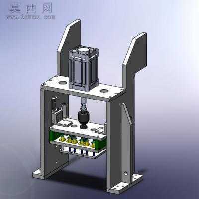 苹果平板电脑电池组装机设备 3D模型