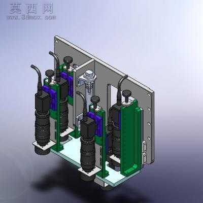 苹果平板电脑电池组装机设备 3D模型