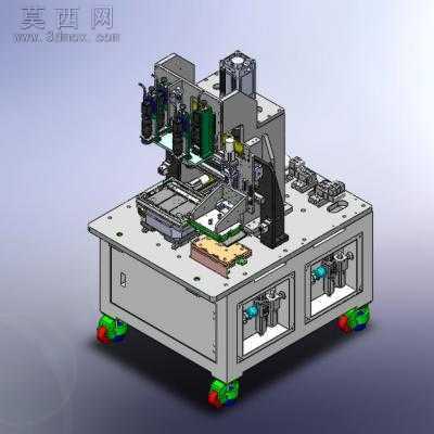 苹果平板电脑电池组装机设备 3D模型