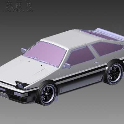 ����AE86���� 3Dģ��