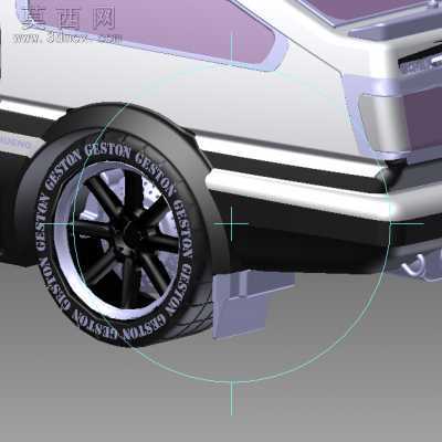 丰田AE86汽车 3D模型