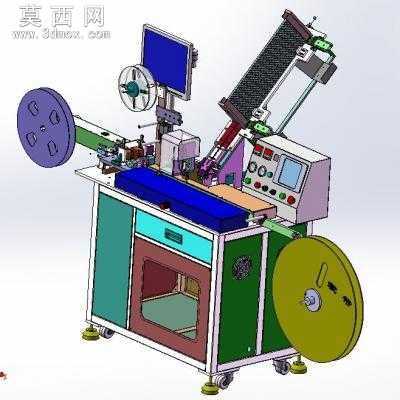 全自动SMD编带测试包装机 3D模型