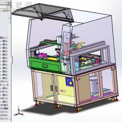 全自动涂布机 3D模型