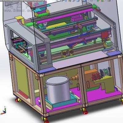 全自动涂布机 3D模型