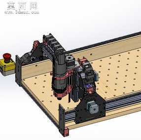 台式数控切割机(750-TW型) 3D模型