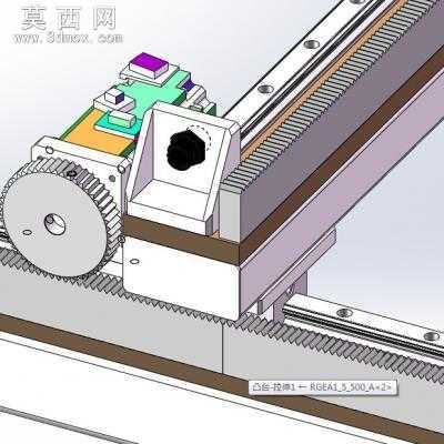 变频器展示设备 3D模型