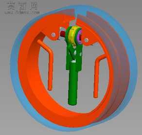 手动螺旋撑圆器 3D模型