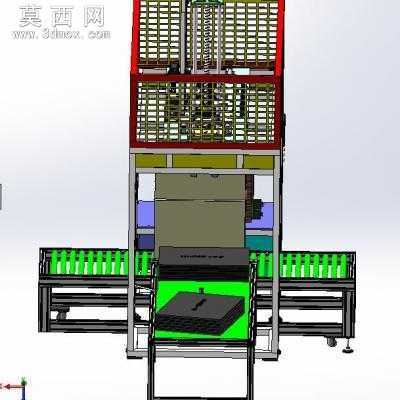 全自动装箱、上下料输送设备 3D模型