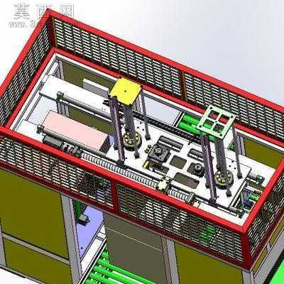 全自动装箱、上下料输送设备 3D模型