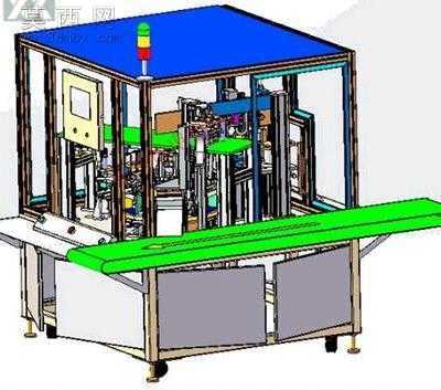 电动牙刷手柄组装机器 3D模型
