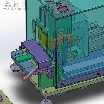 立式剥皮机剥离电线包皮的设备 3D模型