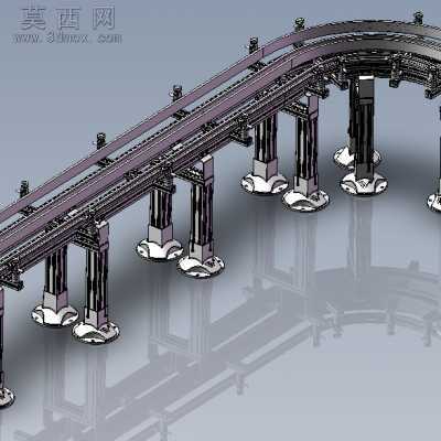 柔性输送机 3D模型