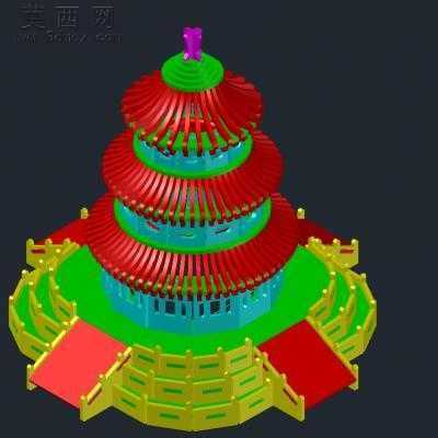 北京天坛 3D模型