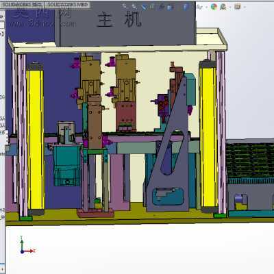非标自动化USB测试机 3D模型