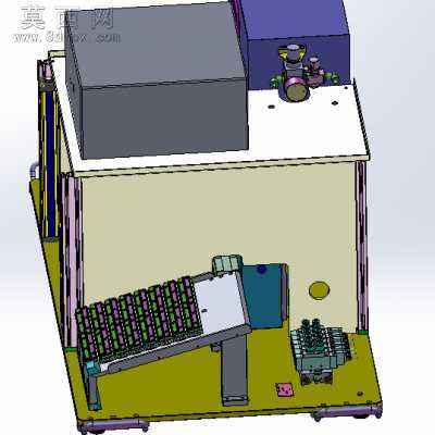 非标自动化USB测试机 3D模型