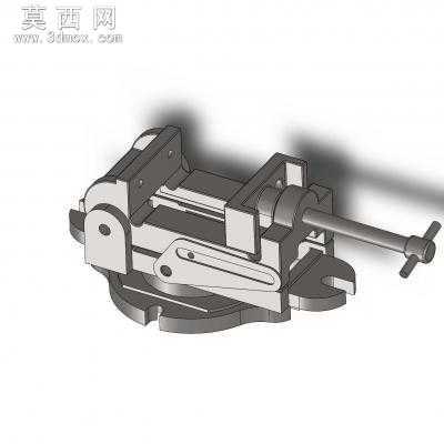 125虎钳三维图纸 3D模型