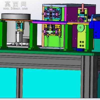 凸轮压入裁切机 3D模型