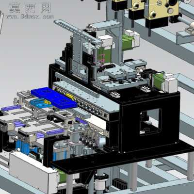 抛掷绕线机多线程全自动线圈绕线机 3D模型