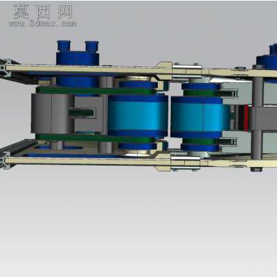 精密滚轮送料机 3D模型