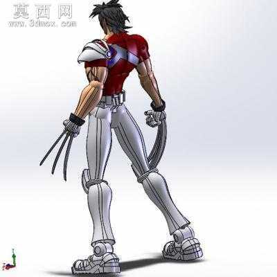 金刚狼人 3D模型