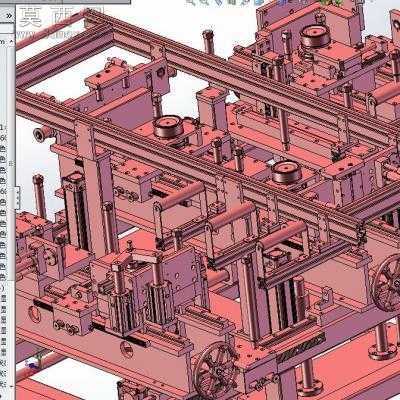 全自动不溢胶压框机 3D模型