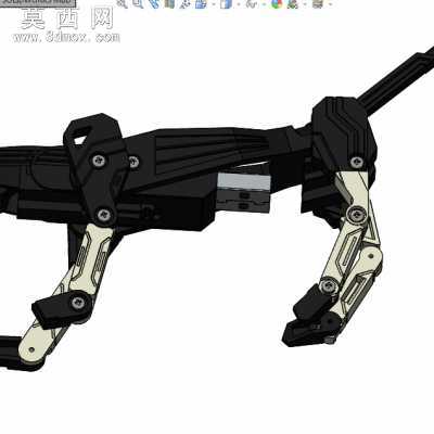 折叠式黑豹U盘 3D模型