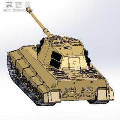 虎王坦克 3D模型