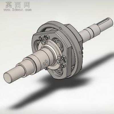行星传动齿轮箱含爆炸图 3D模型