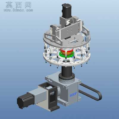 高速分割器高精度旋转盘取料转盘 3D模型