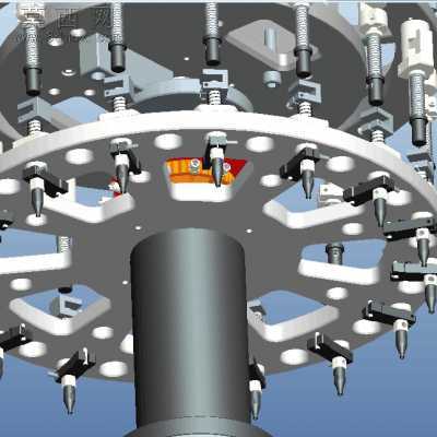 高速分割器高精度旋转盘取料转盘 3D模型