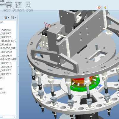 高速分割器高精度旋转盘取料转盘 3D模型