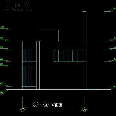 售楼处建筑设计-两层960平 CAD图纸