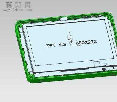 GPS结构设计 3D模型