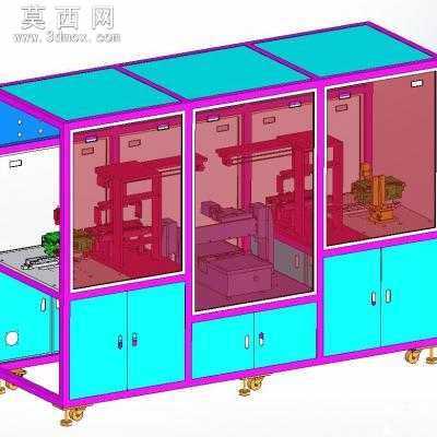 手机utmc自动加工生产线手机加工全自动无人化生产线 3D模型